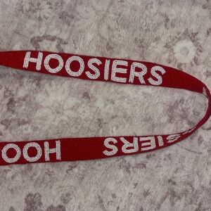 Red Hoosiers Purse strap